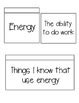 Forms Of Energy Interactive Notebook By The Teaching Chick Tpt