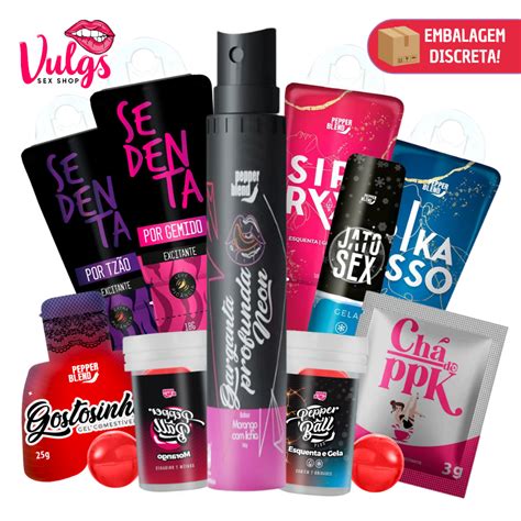 Kit Sex Shop Produtos Gel Lubrificante Intimo Feminino Beijavel