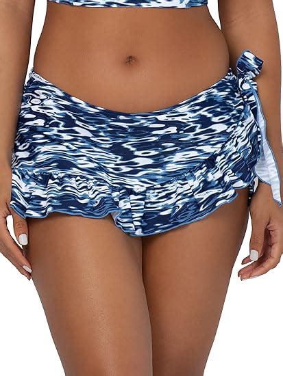 Smart Sexy Women S Side Tie Swim Skirt Bikini Bottoms Amazon Co Uk Clothing