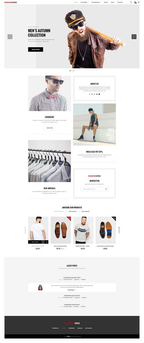 Epro - Responsive Ecommerce PSD Template | Woocommerce themes, Psd ...