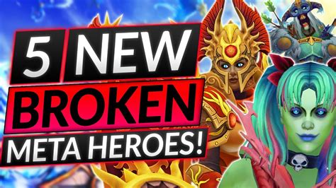 5 New Broken Heroes Taking Over The 732 Meta Free Mmr Picks Dota 2 Guide Youtube