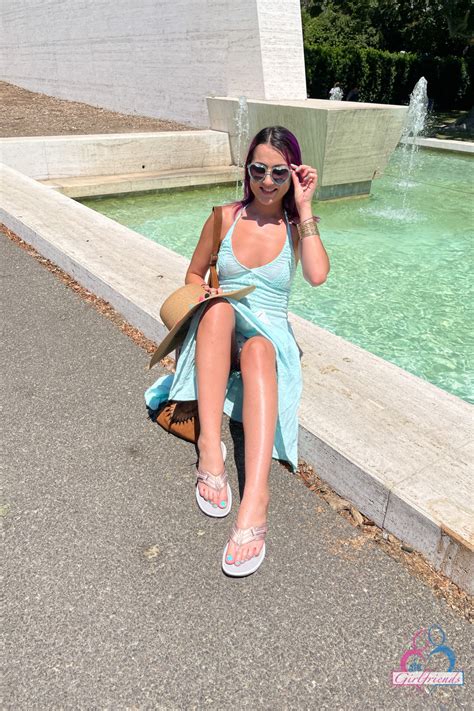 Naughty Babe Lily Adams Shows Her Shaved Pussy Up Close With Her Tampon On CoedCherry