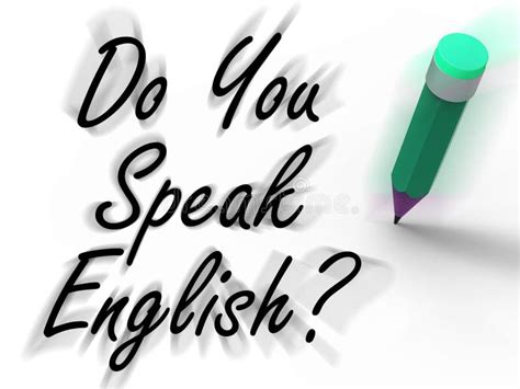 Como Que Fala Lápis Em Inglês - Fala Inglês? Sinal Com Lápis a Exibir O Estudo Da Língua Ilustração ...