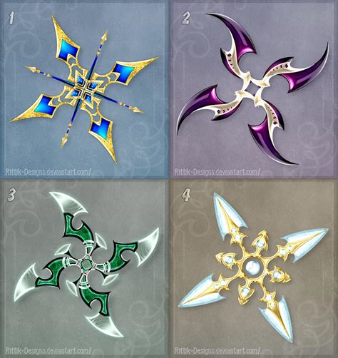 Shurikens Adopts 2 Closed By Rittik Designs On Deviantart