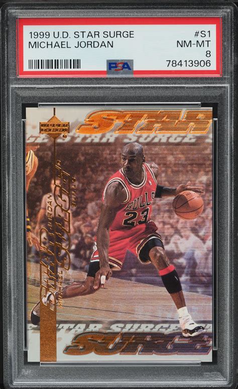 Upper Deck Star Surge Michael Jordan S Psa Nm Mt Weekly