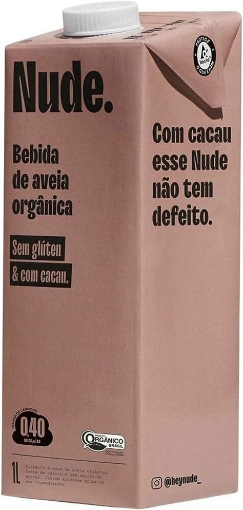 Leite Vegetal Nude Cacau L Whey Nature