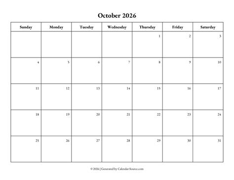 October 2026 Calendar Events Will Disrupt Your School Schedules