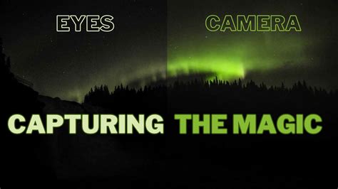 Northern Lights Camera Vs Naked Eyes YouTube