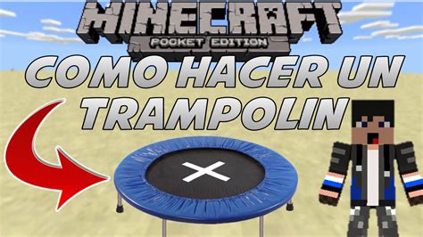 Como Hacer Un Trampolin Funcional Con Pistones En Minecraft Pe