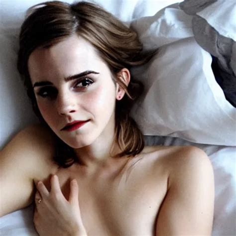 Emma Watson In Bed Waiting For You Comfy Bare Stable Diffusion