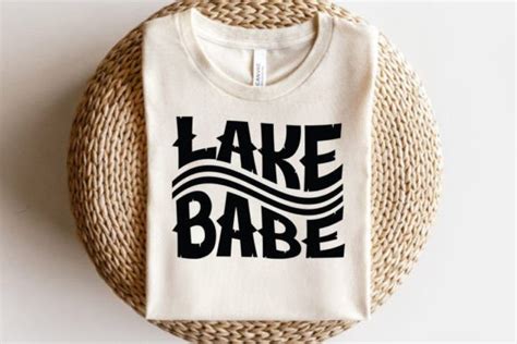 Retro Lake Svg Design Lake Babe Graphic By Begum Creation Creative Fabrica