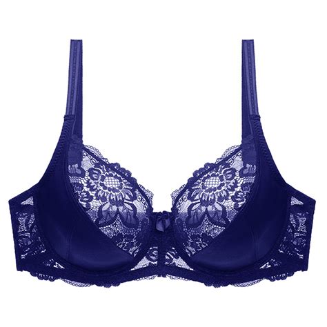 Bras For Women S Sexy Double Lace Lingerie Plus Size Bra On Clearance Blue Walmart