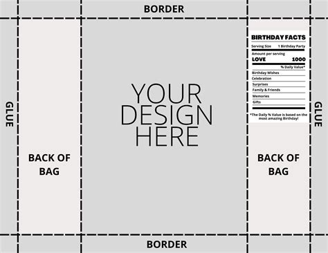chip bag template  prntblconcejomunicipaldechinugovco