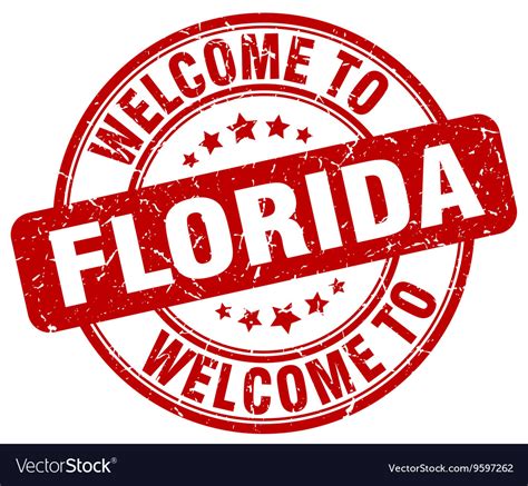 florida royalty  vector image vectorstock