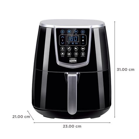 Buy Kent 1.4L 1350 Watt Digital Air Fryer with Rapid Air Technology