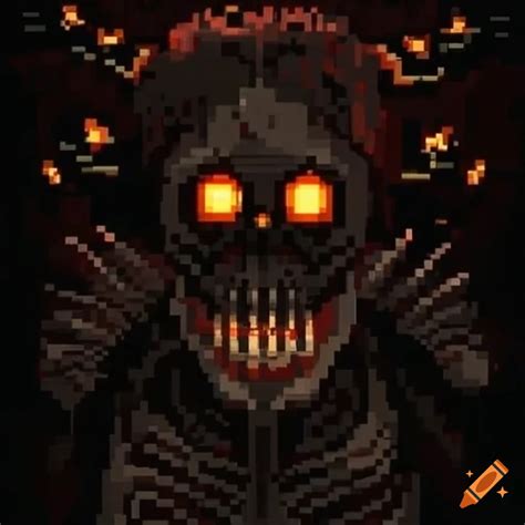 8 Bit Evil Skeleton