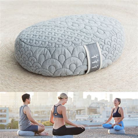 Natural Yoga Pillow Set Crystal Cove Yoga Bundle Brentwood Home