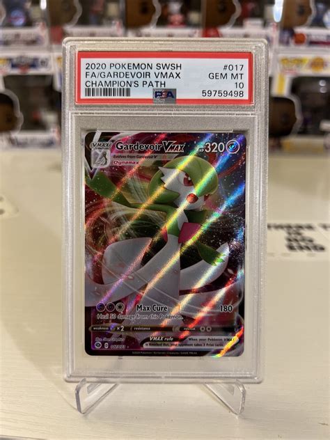 Pokemon Gardevoir Vmax Full Art 2020 Champion S Path PSA 10 Gem Mint