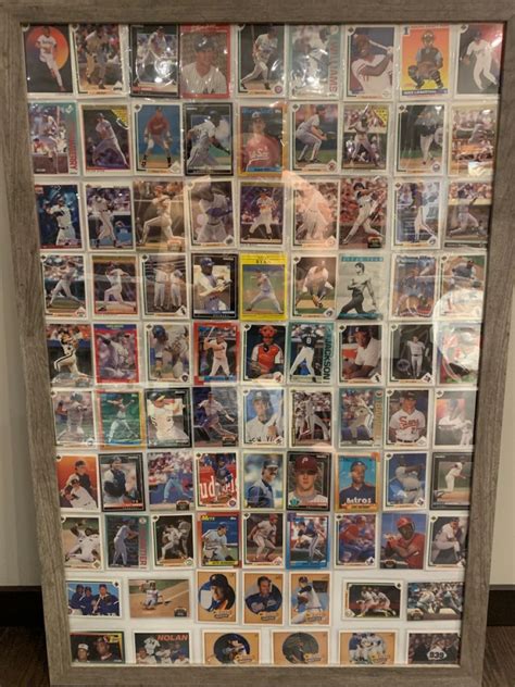 Baseball Card Display Frame Baseball Card Displays Display Cards