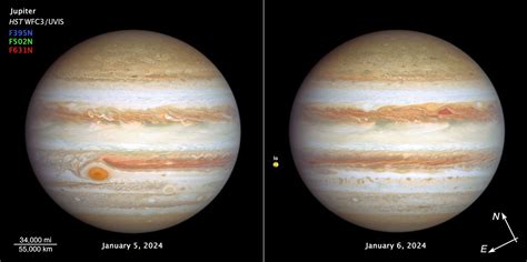 Hubble Tracks Jupiters Stormy Weather Nasa Science