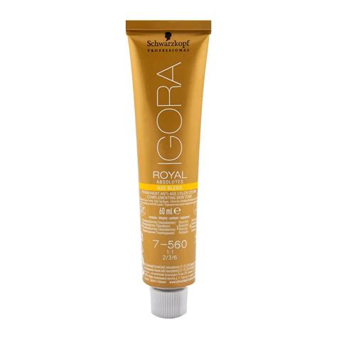 Schwarzkopf Igora Royal Absolutes Age Blend Hair Color Medium Blonde Gold Chocolate