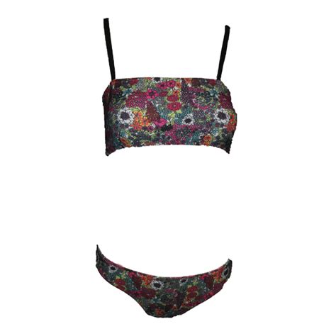 Women S Two Piece Swimsuit Bandeau Bikini Just Jump