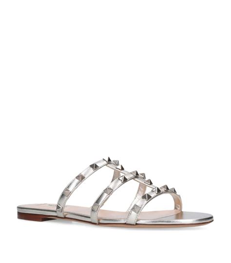 Womens Valentino Garavani Nude Valentino Garavani Leather Rockstud
