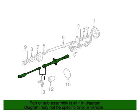 1997 2003 Ford Lower Shaft 3L3Z 3B676 AA TascaParts