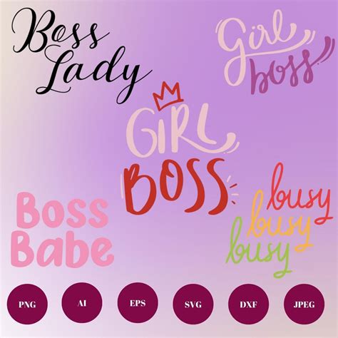 Girl Boss SVG Boss Babe Svg Woman Empire Popular SVG Cut File For Cricut Cheap Svg