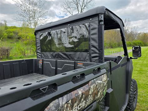 Honda Pioneer 700 4-Seater - Soft Back Panel with Mesh/Vinyl Window – 3