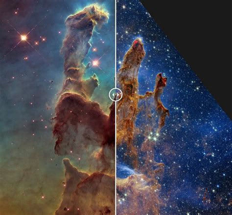 Stunning Image of Pillars of Creation from Webb | WordlessTech