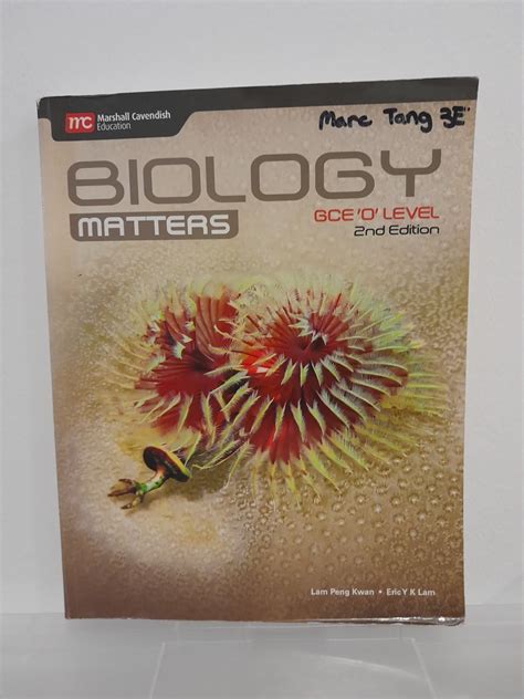 Biology Matters Textbook Hobbies And Toys Books And Magazines Textbooks