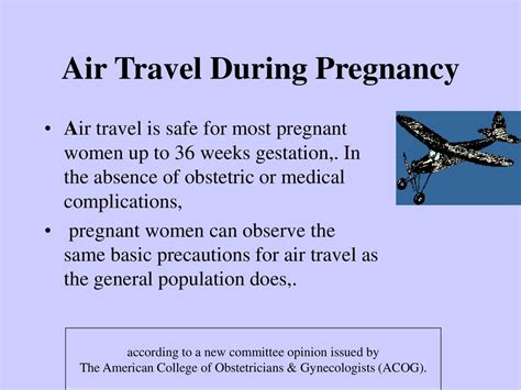 Air Travel During Pregnancy Ppt Download