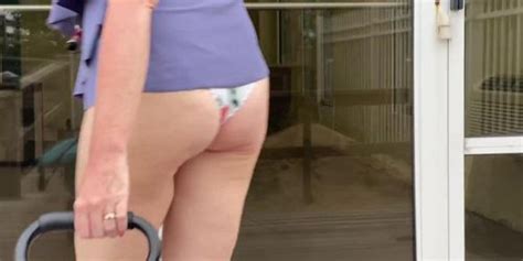 4K HD Skimpy Bikini Wife Walking Up The Dock To Our Hotel From The Public Beach Tnaflix
