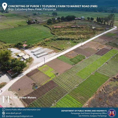 Dpwh Completes Farm To Market Road In Porac Pampanga News Now