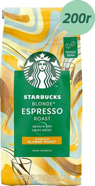 Кофе в зёрнах Starbucks Blonde Espresso Roast светлая обжарка г купить с доставкой по
