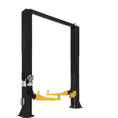 Ton Electric Release Two Post Gantry Clear Floor Hydraulic Car Lift