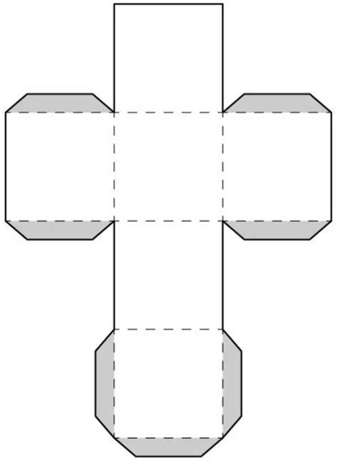 Схема куба из бумаги для склеивания распечатать на а4