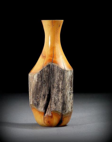 Wood turning, Wood lathe, Wood vase