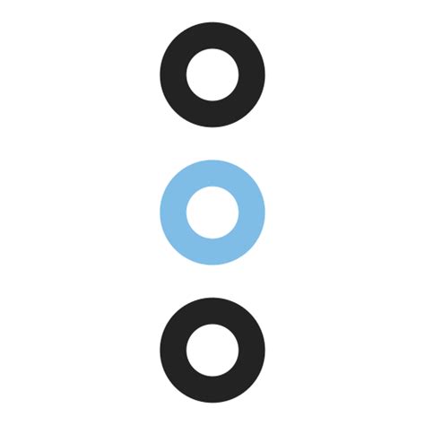 Three Dots Generic Outline Color Icon