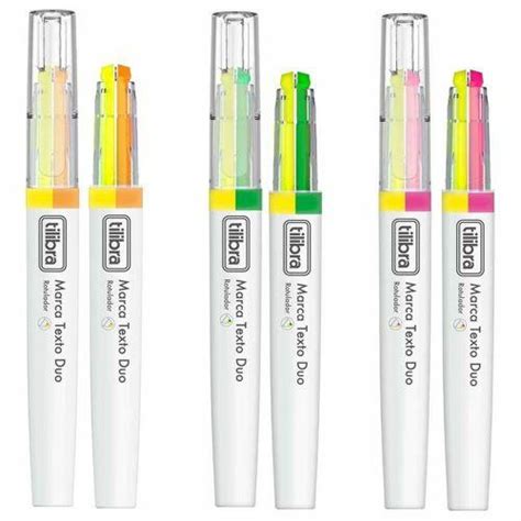 Plural De Marca Texto - Marca Texto Duo com Duas Cores - Tilibra - a partir de R$6,89