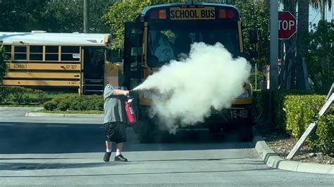 Video Pasco Student Arrested After Spraying Fire Extinguisher In
