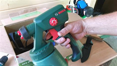 Сетевой краскопульт BOSCH PFS 2000. Распаковка, мини-обзор, пробую ...
