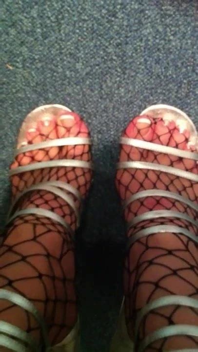 Feets In Sexy High Heels And Fishnet Bodystockings Stockings Porn XHamster