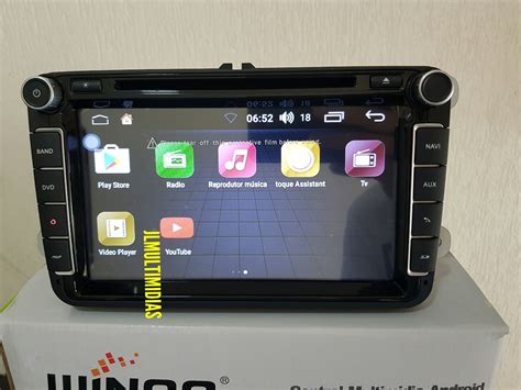 Central Multim Dia Vw Jetta Amarok S Android Polegadas