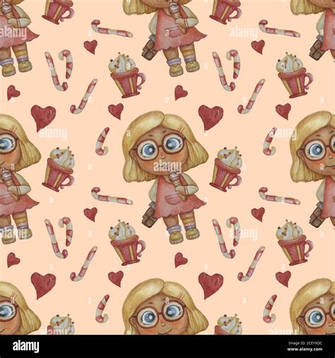 Dessin de fille blonde a lunettes Banque de photographies et dimages à haute résolution Alamy