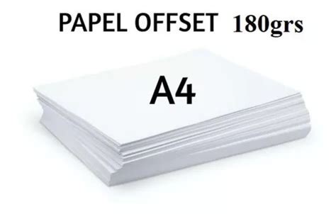 Papel Offset G Branco Sulfite A X Cm Folhas Escorrega O