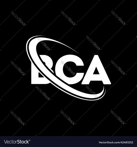 Bca logo letter design Royalty Free Vector Image