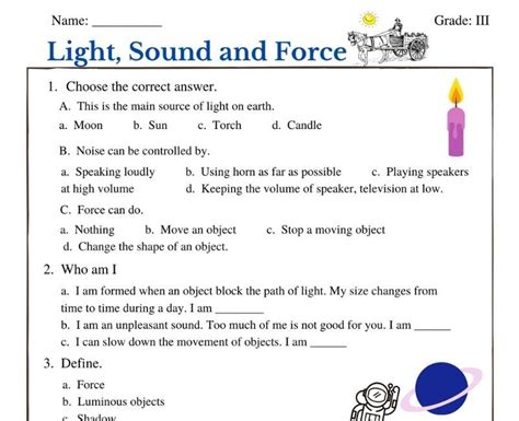 Ks3 Light Worksheet Pdf