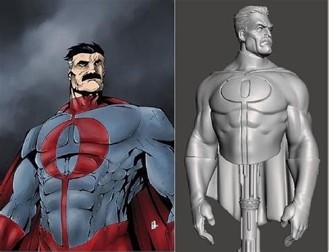 Omni Man Superhero 3d Model 3d Printable Cgtrader